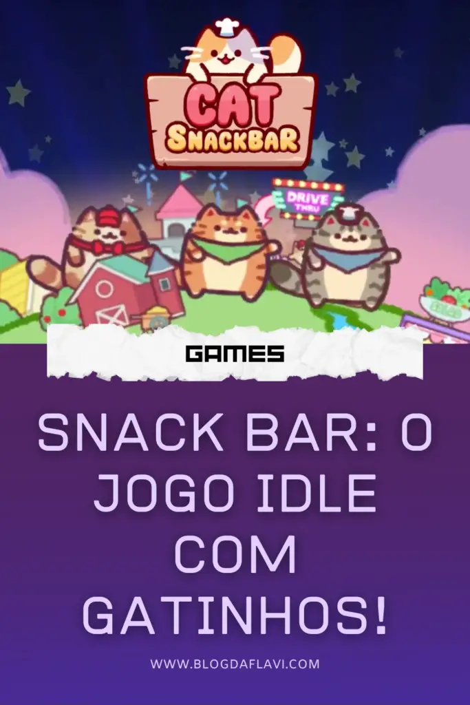 Snack bar, veja mais sobre o jogo Idle com gatinhos fofos.